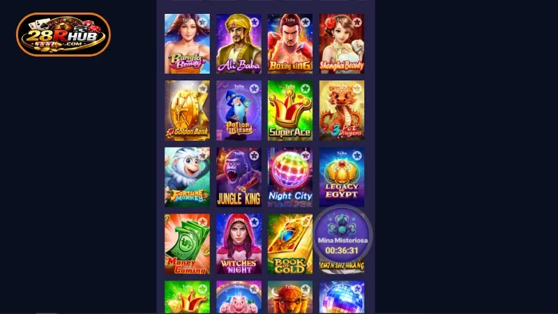 High-Demand Games Within the 28R Slots Collection